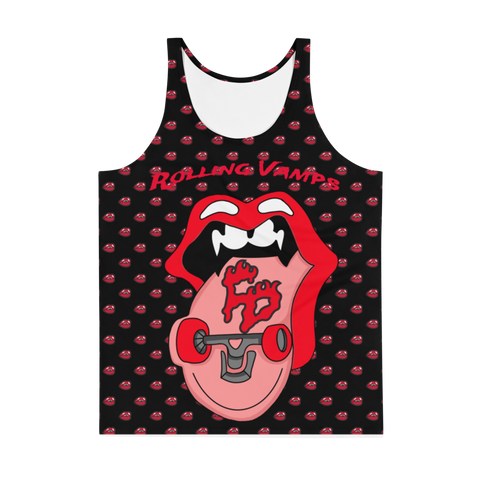 FD Rolling Vamp/Vamp Bite Unisex Tank Top