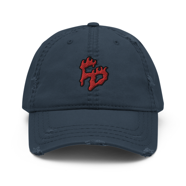 FD Distressed Dad Hat