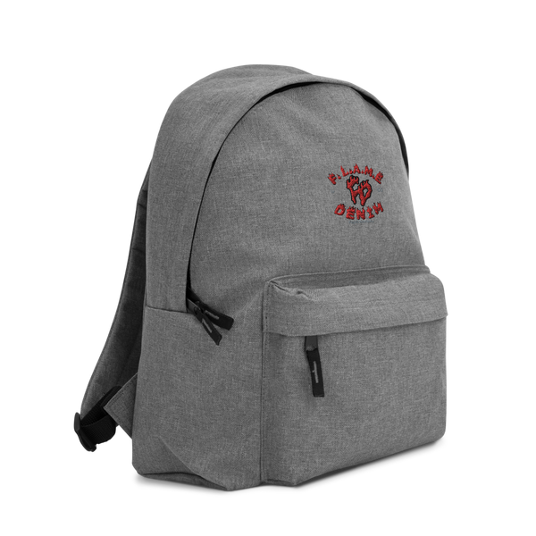 FD F.L.A.M.E Denim Embroidered Backpack