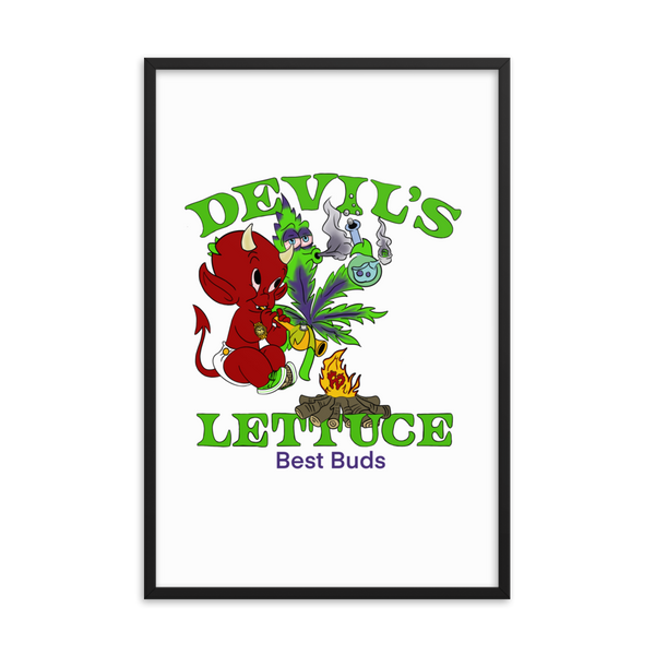 Devil’s Lettuce Framed poster