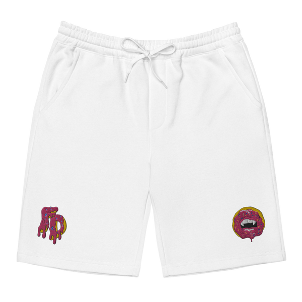 FD Donut Embroidery Men's fleece shorts