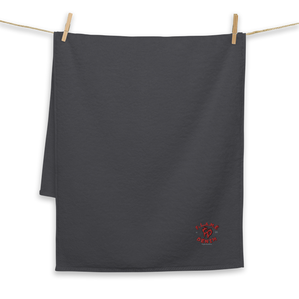 FD F.L.A.M.E Denim Turkish cotton towel