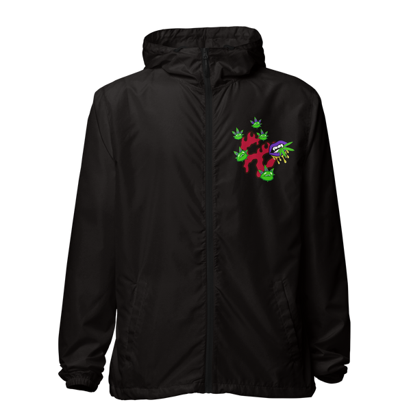 FD Devils Lettuce lightweight zip up windbreaker