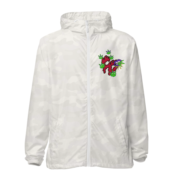 FD Devils Lettuce lightweight zip up windbreaker