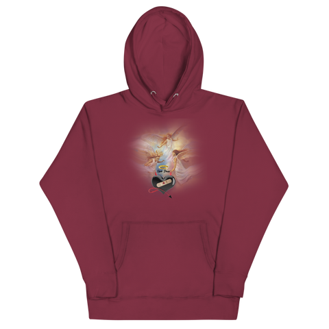 FD Black Hearts and Angels Hoodie