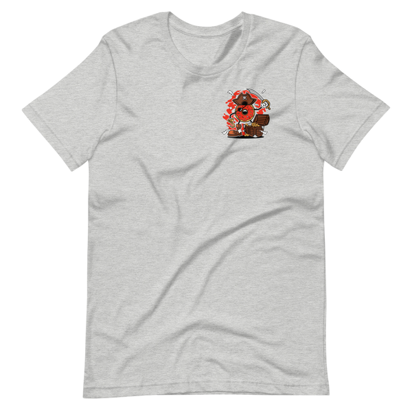 FD Donut Pirate Front Short-Sleeve T-Shirt