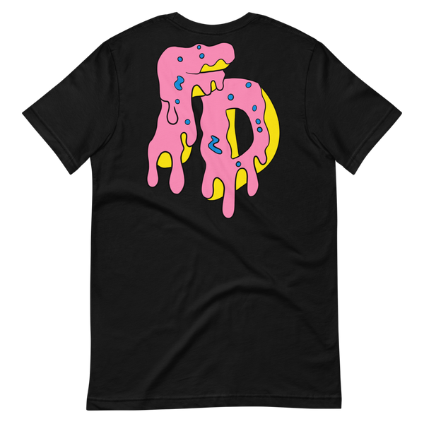 FD Donut Pirate Front Short-Sleeve T-Shirt