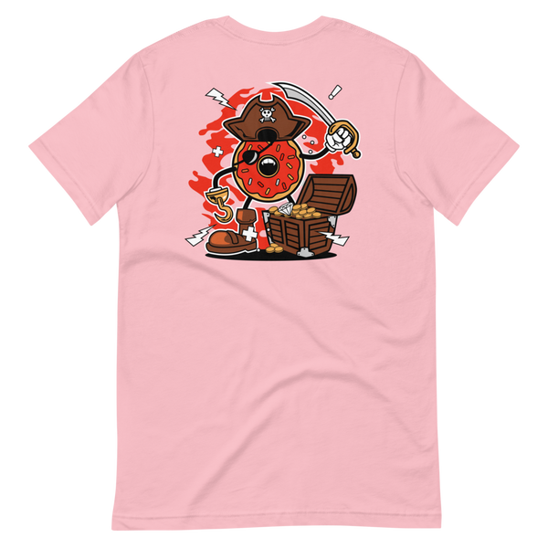 FD Red Donut Pirate Short-Sleeve T-Shirt
