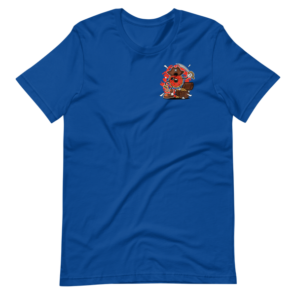 FD Donut Pirate Front Short-Sleeve T-Shirt